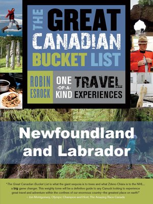 cover image of The Great Canadian Bucket List — Newfoundland and Labrador